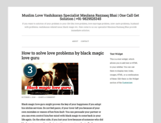muslimvashikaranlovevashikaranspecialist.wordpress.com screenshot
