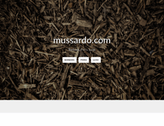 mussardo.com screenshot