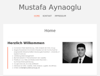 mustafa-aynaoglu.de screenshot