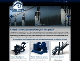mustang-equipment.com screenshot