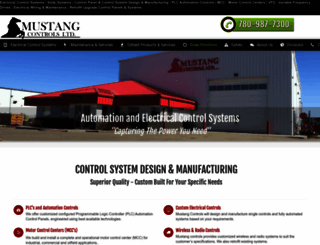 mustangcontrols.com screenshot