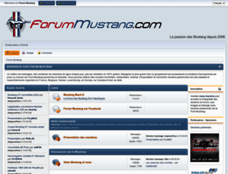 mustangv8.com screenshot