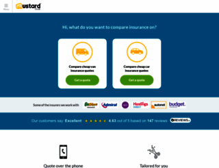 mustard.co.uk screenshot