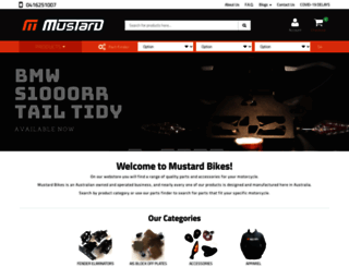 mustardbikes.com.au screenshot