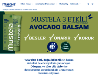 mustela.com.tr screenshot
