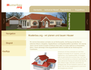 musterbau.org screenshot