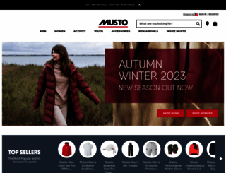 musto.com screenshot