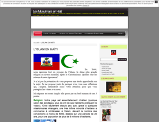 musulmanshaitiens.unblog.fr screenshot