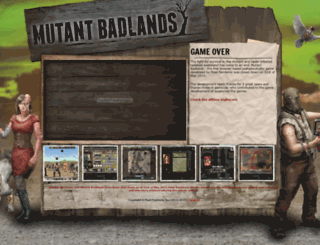 mutantbadlands.com screenshot