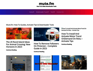 mute.fm screenshot