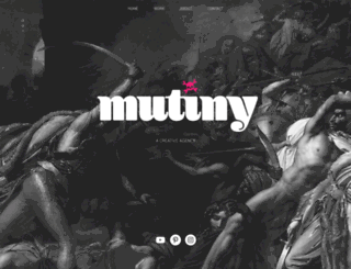 mutinyacreativeagency.com screenshot