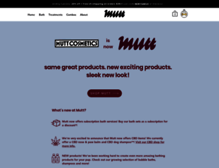 muttcosmetics.com screenshot
