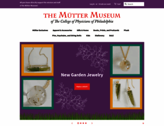 muttermuseumstore.org screenshot