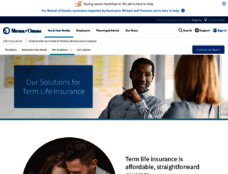 mutualofomaha-lifeinsurance.com screenshot