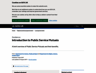 mutuals.cabinetoffice.gov.uk screenshot