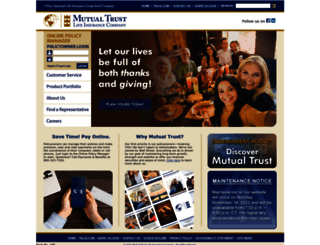mutualtrust.com screenshot