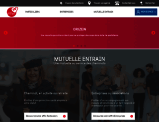 mutuelle-entrain.fr screenshot