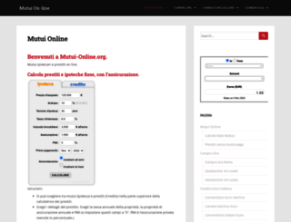 mutui-online.org screenshot