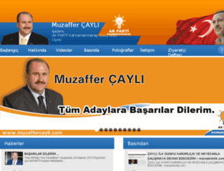 muzaffercayli.com screenshot