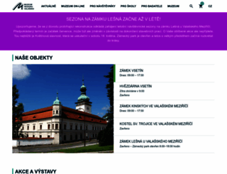 muzeumvalassko.cz screenshot