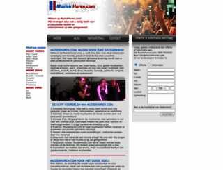 muziekhuren.com screenshot