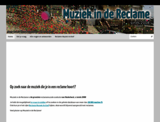 muziekindereclame.nl screenshot