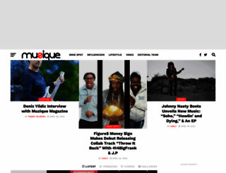 muziquemagazine.com screenshot