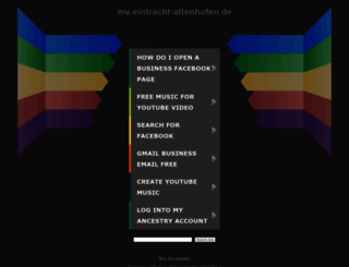 mv-eintracht-attenhofen.de screenshot