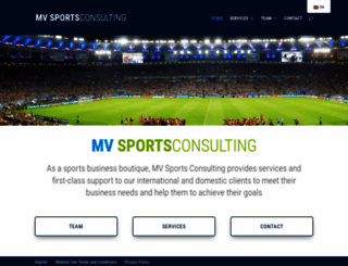 mv-sports-consulting.com screenshot