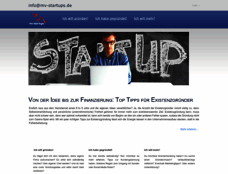 mv-startups.de screenshot
