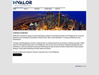 mvalor.com screenshot