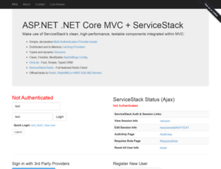 mvc.servicestack.net screenshot