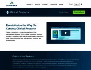 mvcresearch.clinicalconductor.com screenshot
