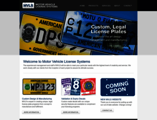 MVLS :: License Plate Custom Manufacture & Design