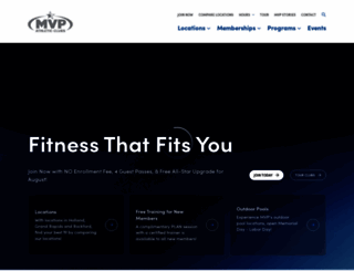 mvpsportsclubs.com screenshot
