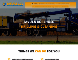 mvula-borehole-drilling.co.za screenshot