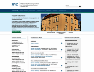 mvz-uni-rostock.de screenshot