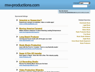 mw-productions.com screenshot