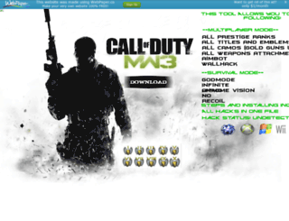 mw3modz2012.webpaper.co screenshot