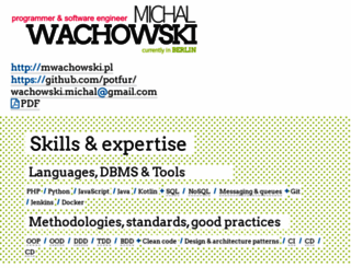 mwachowski.pl screenshot