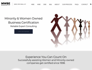 mwbe-enterprises.com screenshot