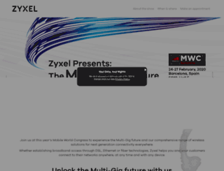 mwc.zyxel.com screenshot