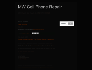 mwcellphonerepair.blogspot.kr screenshot