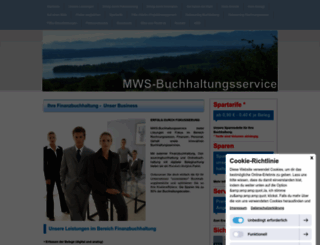 mws-buchhaltungsservice.de screenshot