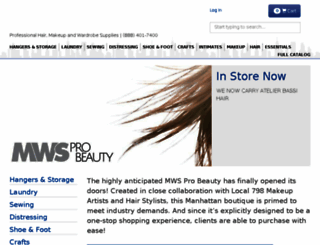 mwsprobeauty.com screenshot