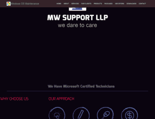 mwsupportllp.com screenshot