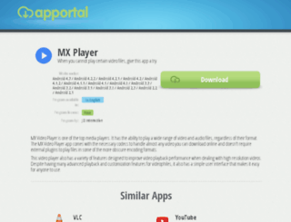 mx-video-player.apportal.co screenshot