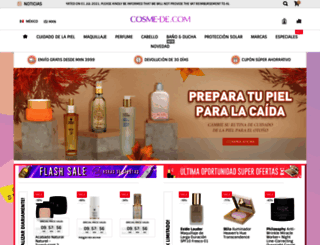 mx.cosme-de.com screenshot