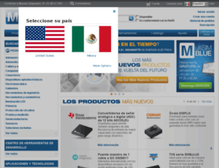 mx.mouser.com screenshot