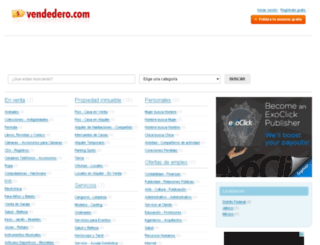 mx.vendedero.com screenshot
